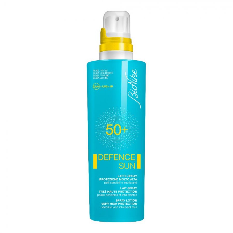 BioNike - Linea Defence Sun SPF50+ Latte Protezione Spray Pelli Sensibili 200 ml