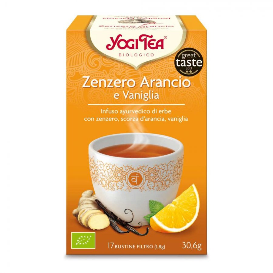 Yogi Tea Zenzero Arancia Vaniglia Infuso 17 Bustine