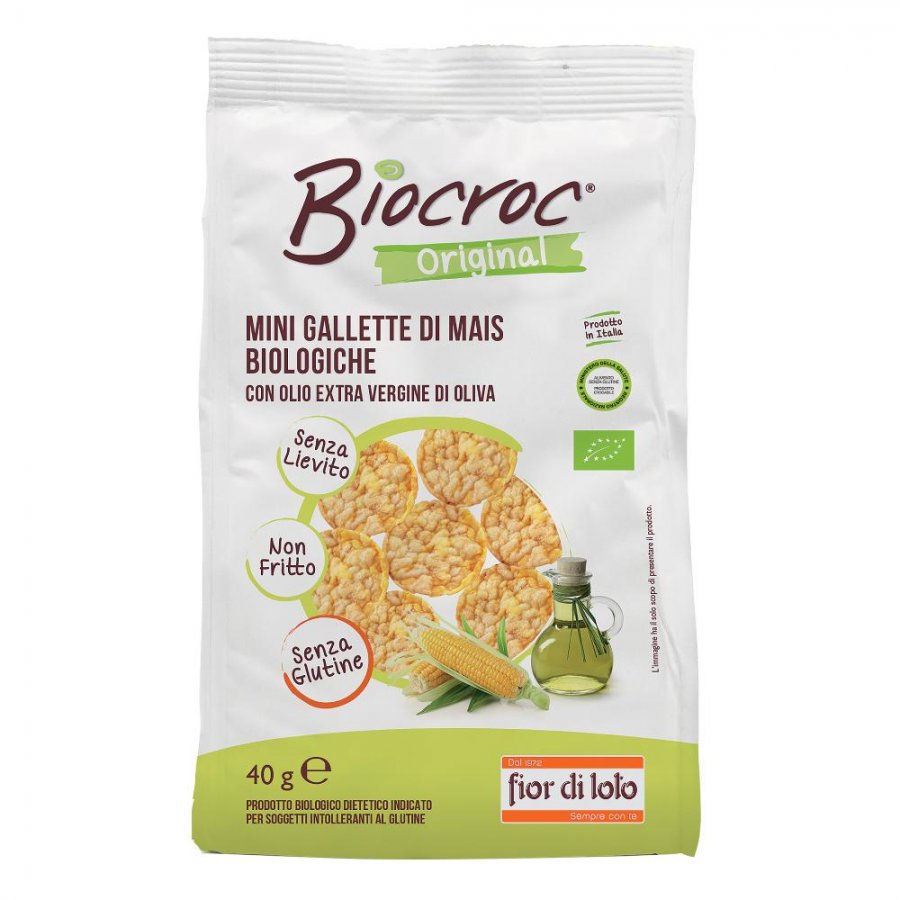 Biocroc Original Mini Gallette di Mais Biologiche 40g