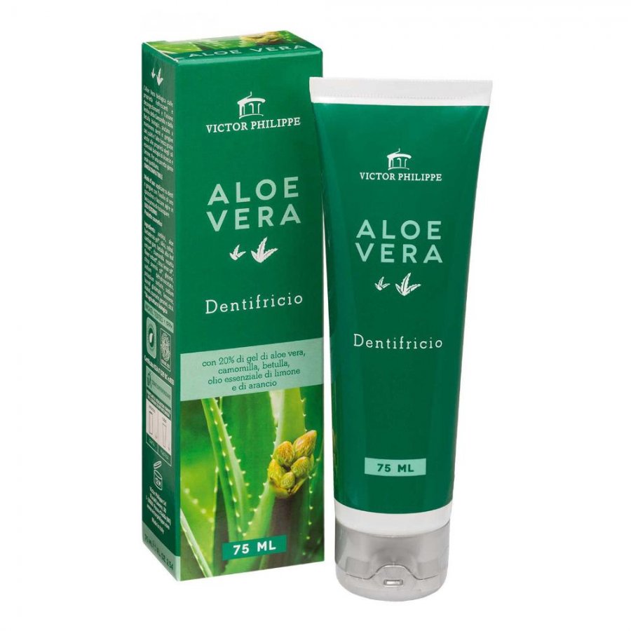 Aloe vera dentifricio biologico rinfrescante 75 ml