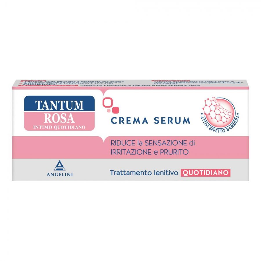 Tantum Rosa Lenitiva Crema Serum 30ml - Dolcetto Farmaceutici - Trattamento Lenitivo per l'Irritazione Cutanea