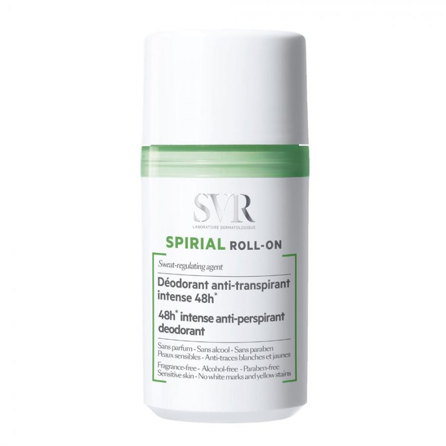 SVR Spiral Roll-on Deodorante Antitraspirante Intenso 48h 50ml - Controllo della Sudorazione e Freschezza