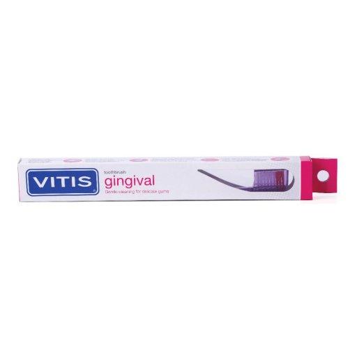 Vitis Gingival Spazzolino per Gengive Delicate, Setole Morbide, 1 Pezzo – Pulizia e Comfort