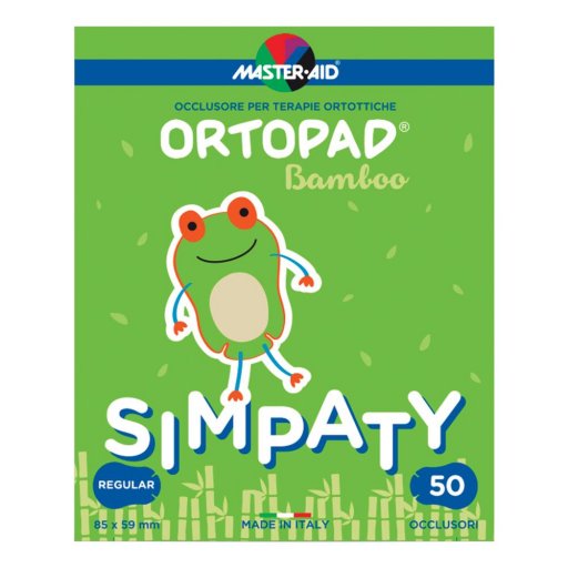 Master Aid Ortopad Bamboo Simpaty Regular 85x59mm - Confezione da 50 Pz