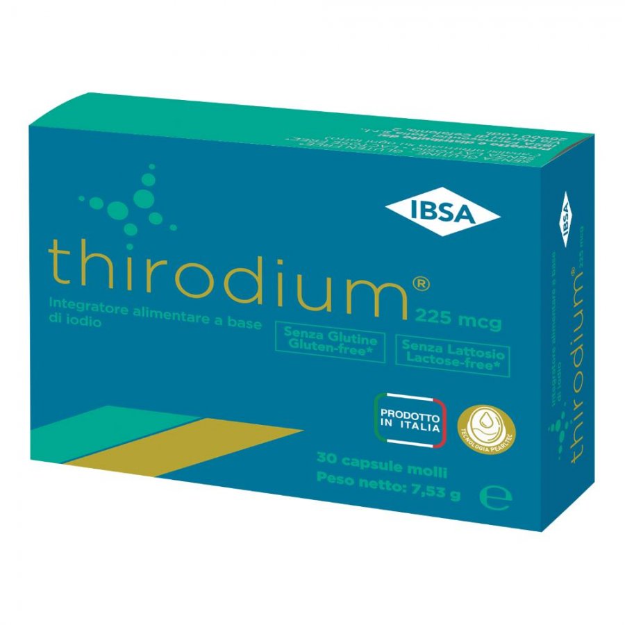 Thirodium 100mcg 30 Capsule Molli - Integratore di Iodio per Gravidanza e Allattamento
