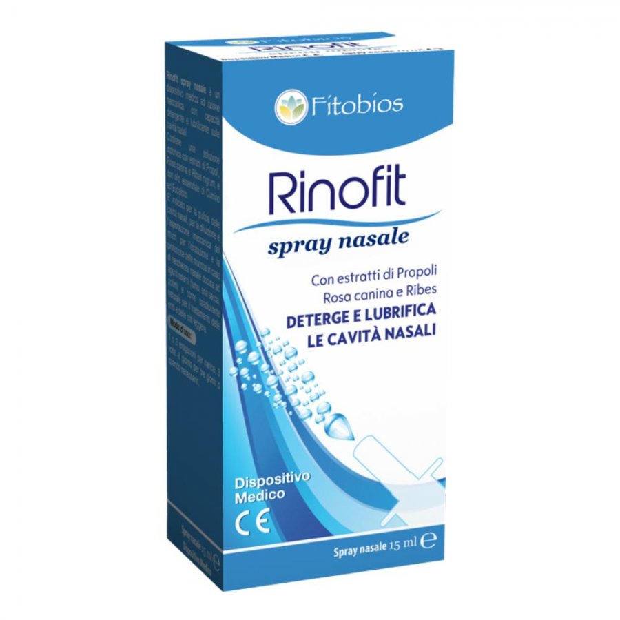 Rinofit Spray Nasale 15ml - Decongestionante Nasale Naturale per il Benessere Respiratorio