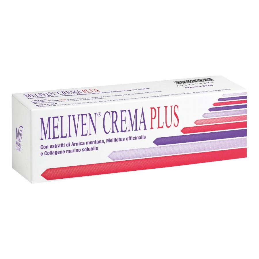 Meliven Crema Plus 100ml - Crema Idratante e Lenitiva per Ripristinare il Trofismo Cutaneo