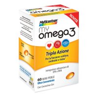Multicentrum - My Omega3 Integratore 60 Mini Perle - Supporto essenziale di Omega-3 per la tua salute