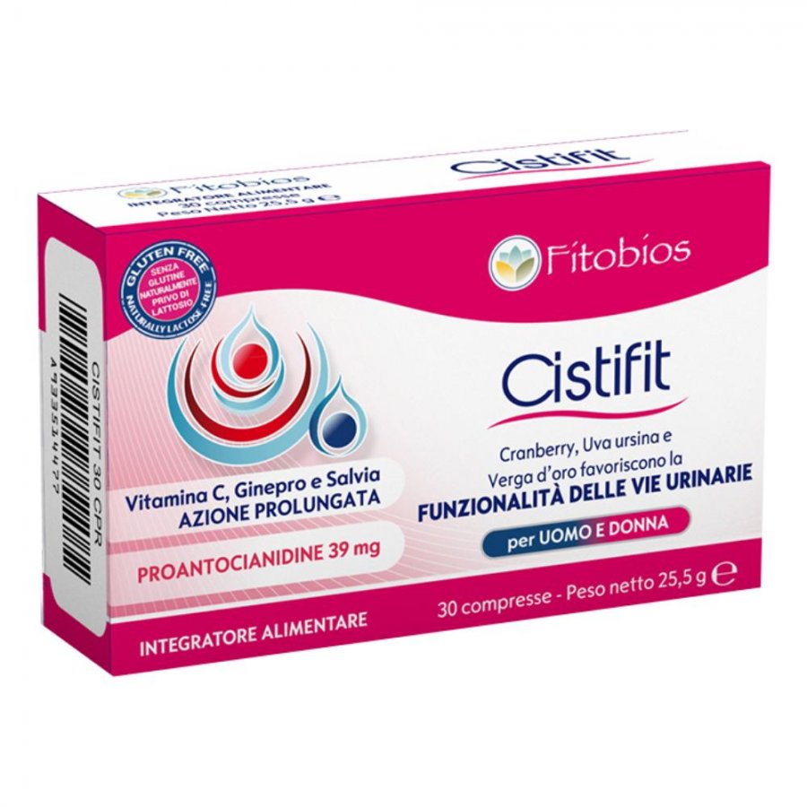 Cistifit 30 Compresse - Integratore per il Benessere delle Vie Urinarie