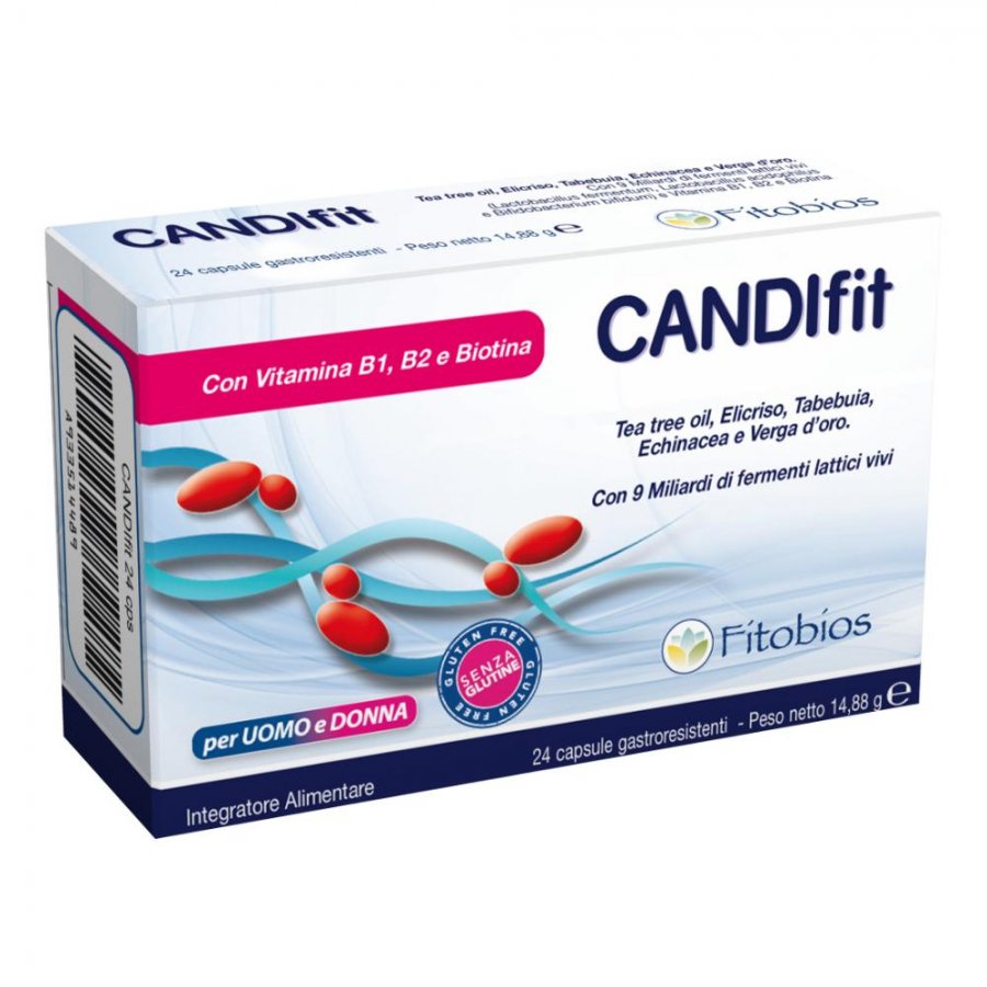 Candifit 24 Capsule - Integratore Naturale per il Benessere Intestinale