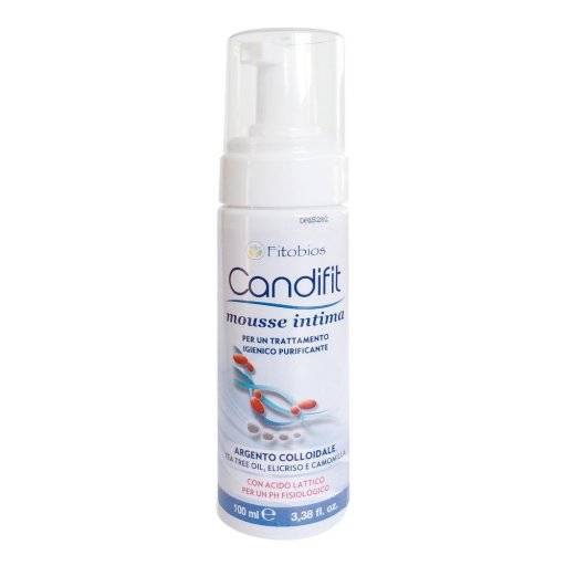 Candifit Mousse Detergente Igiene Intima 150ml - Igiene Intima Delicata con la Mousse Detergente Naturale