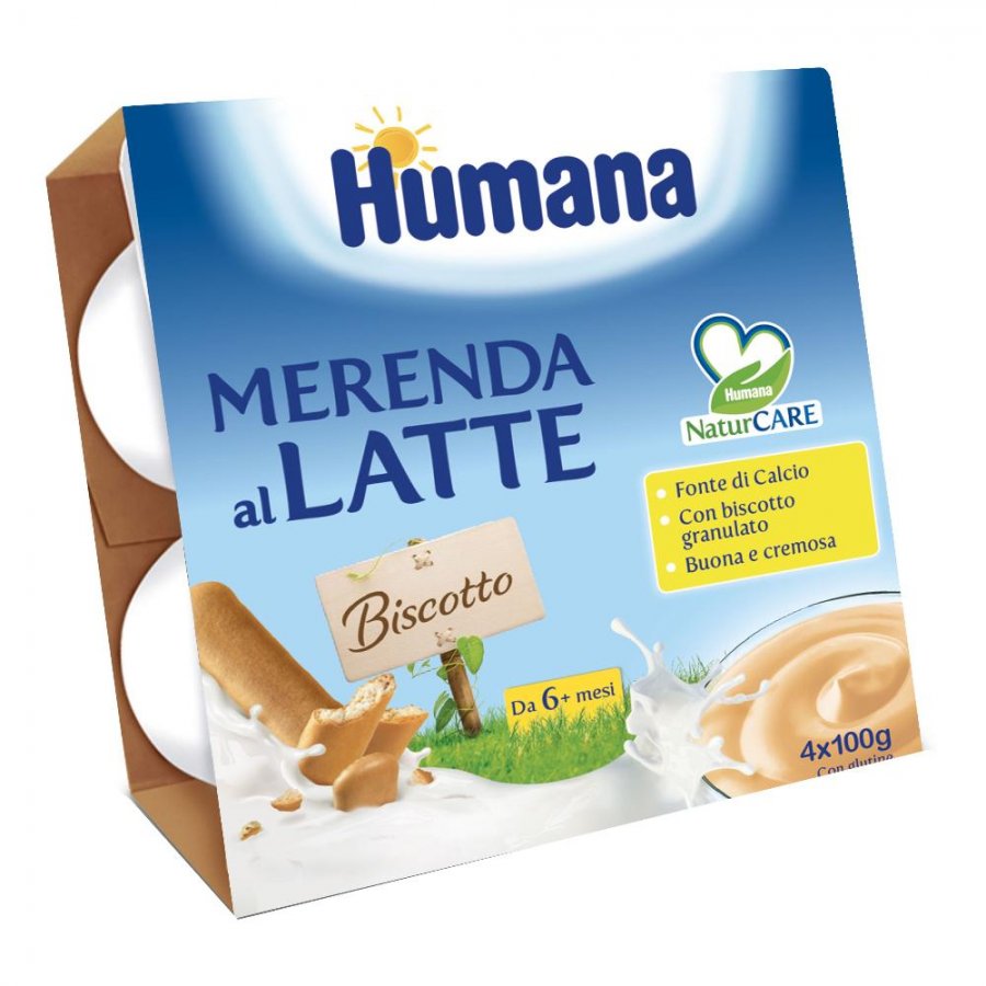 Humana Merenda Bisc 4x100g