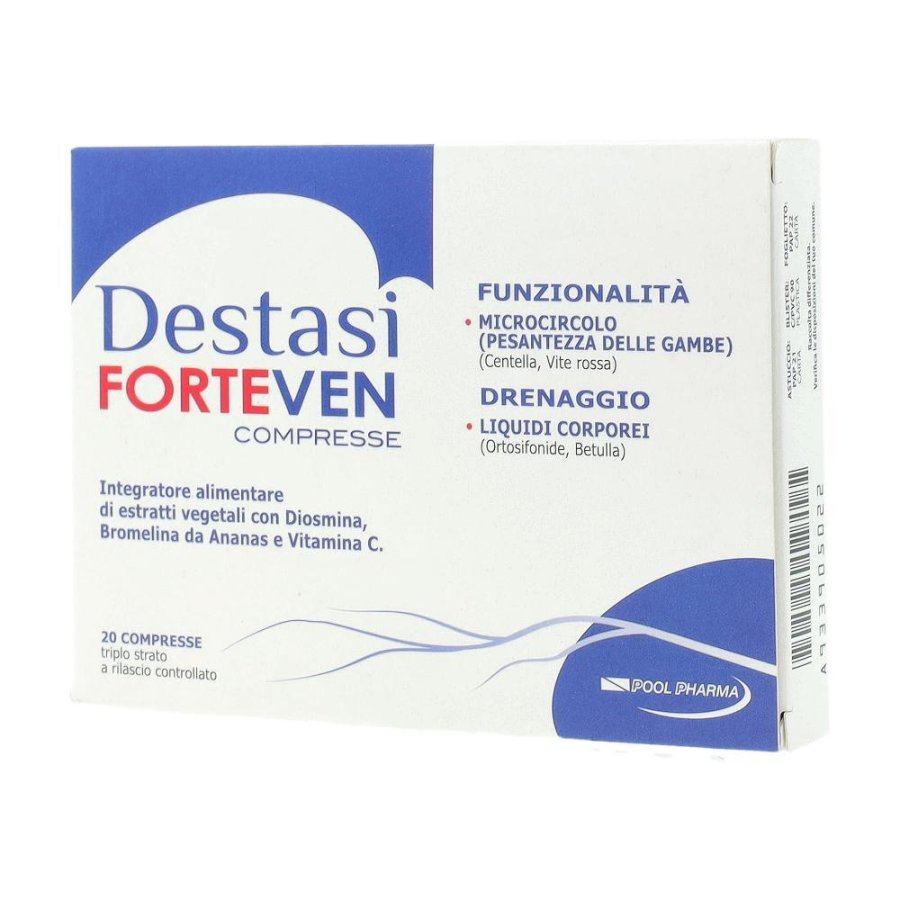 Destasi Forteven 20 Compresse - Integratore Alimentare a Base di Estratti Vegetali
