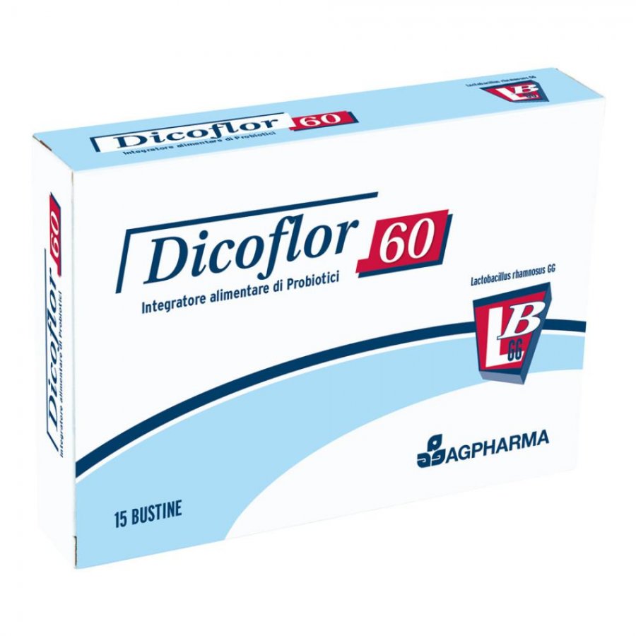 Dicoflor 60 - Integratore alimentare a base di probiotici 15 Buste
