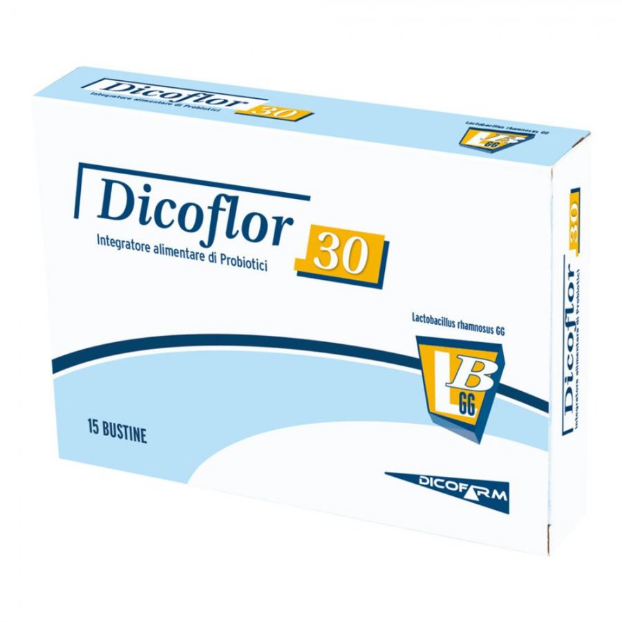 Dicofarm - Dicoflor 30 Probiotico Integratore 15 bust.