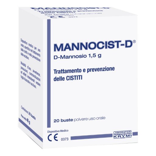 Mannocist D 20 bustine - Trattamento e prevenzione delle cistiti Descrizione