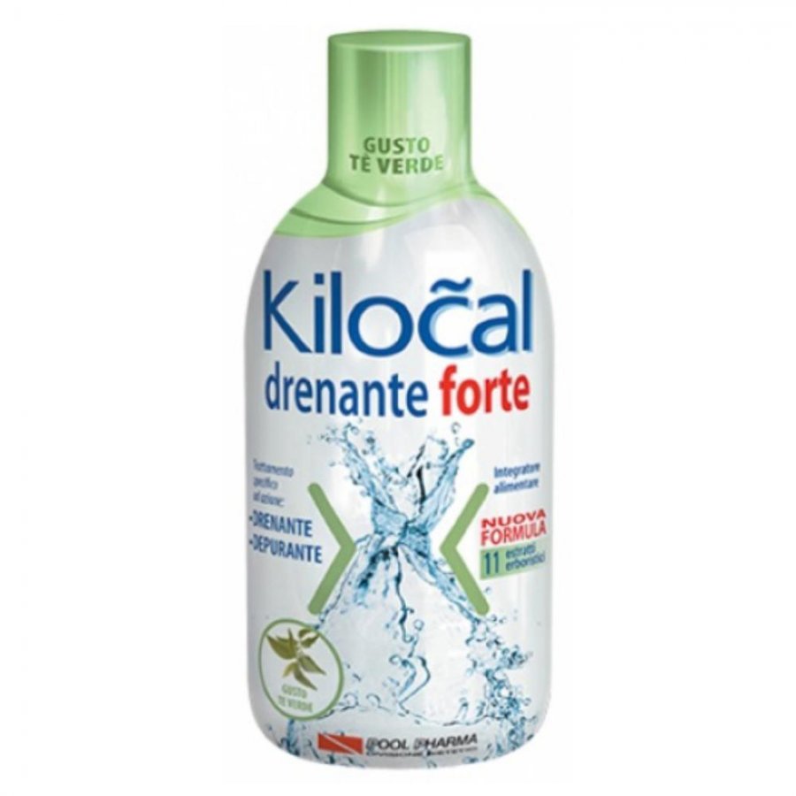 Kilocal Drenante Forte The Verde 500ml - Integratore Detox per la Tua Salute e Benessere
