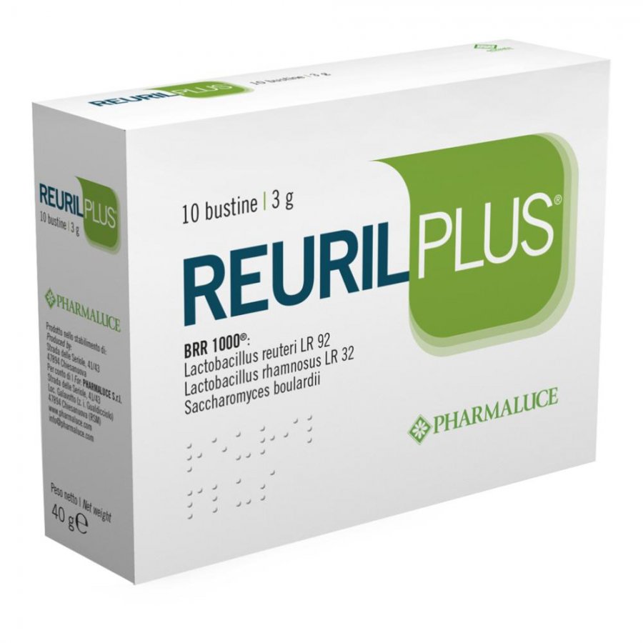 Reuril Plus 10 Bustine da 3 g - Integratore Fermenti Lattici