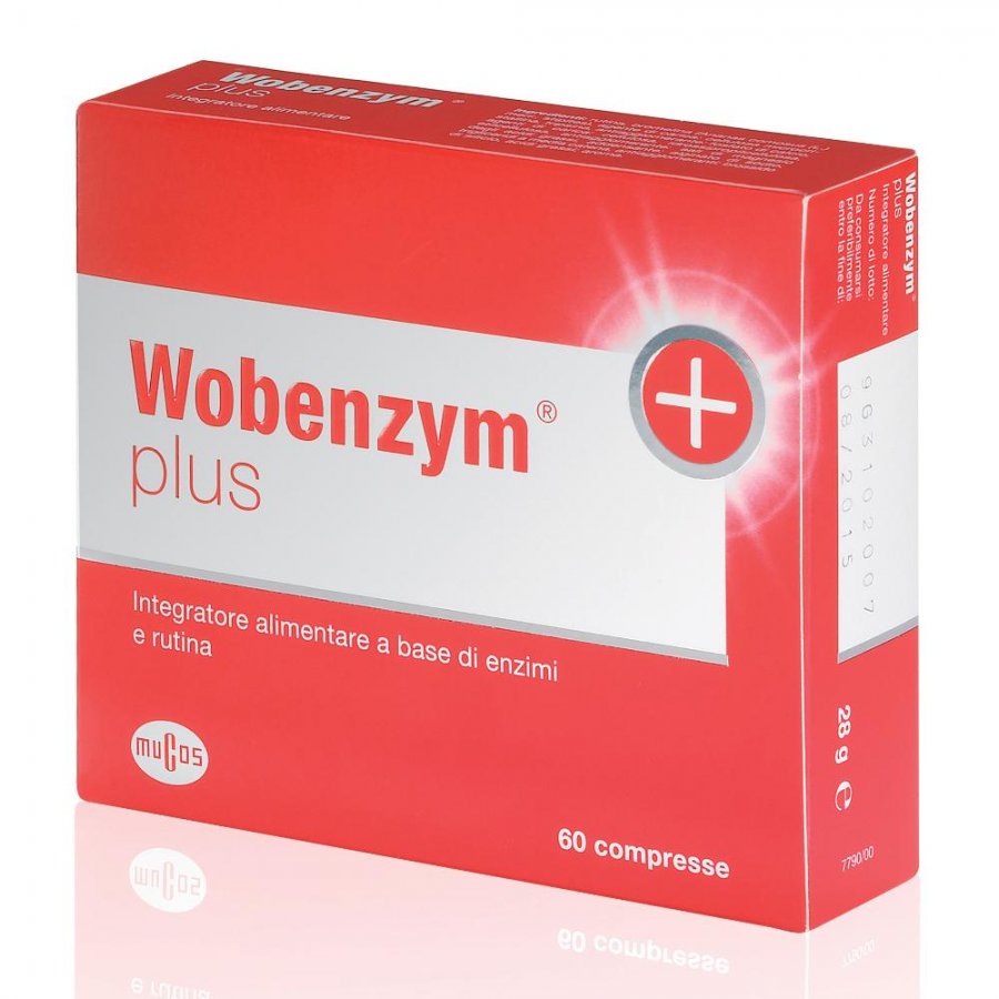 Nestlé - Wobenzym Plus 60 Compresse - Integratore Enzimatico per il Benessere Articolare