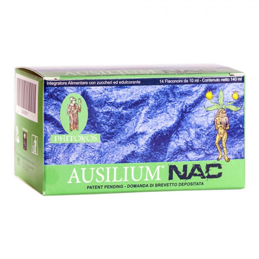 Ausilium Nac - Integratore Alimentare di N-Acetilcisteina (NAC) - 14 Flaconi da 10ml