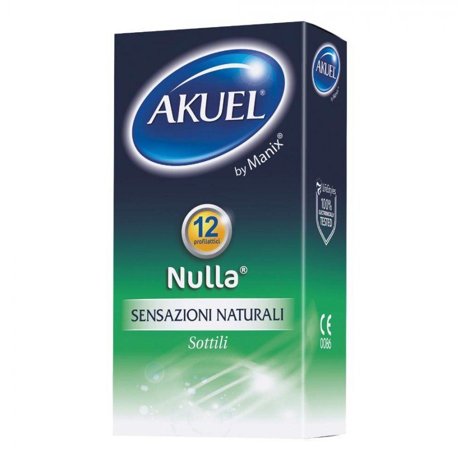 Akuel By Manix Nulla Sottili 12 Pezzi - Preservativi Ultra Sottili