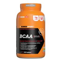 Named Sport BCAA 2:1:1 300 Compresse - Integratore di Aminoacidi Ramificati con Vitamina B6