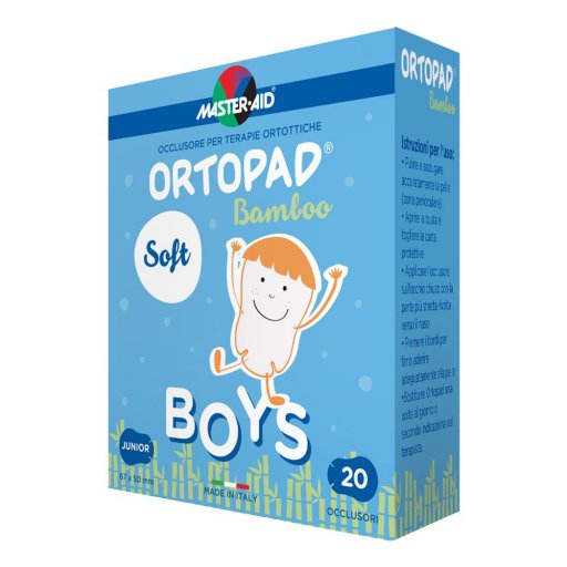 Master Aid Ortopad Boys Soft Bamboo Junior 20 pezzi dim. 67x50mm