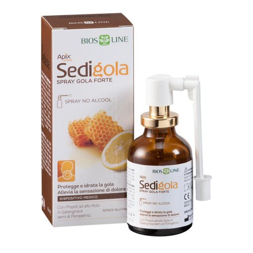 Apix Propoli Sedigola Spray 30ml - Spray Gola Forte per Sollievo Istantaneo