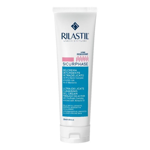 Rilastil Sicurphase - Gel Crema Detergente 250ml per Pelli Molto Secche e Tendenti alla Xerosi