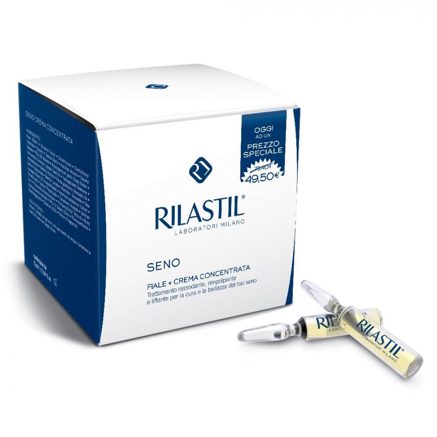Rilastil - Seno Crema Concentrata 75 ml + Fiale Seno 15 x 5 ml