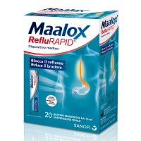 Maalox Reflurapid 20 Bustine Bruciore Stomaco - Rapido Sollievo Digestivo