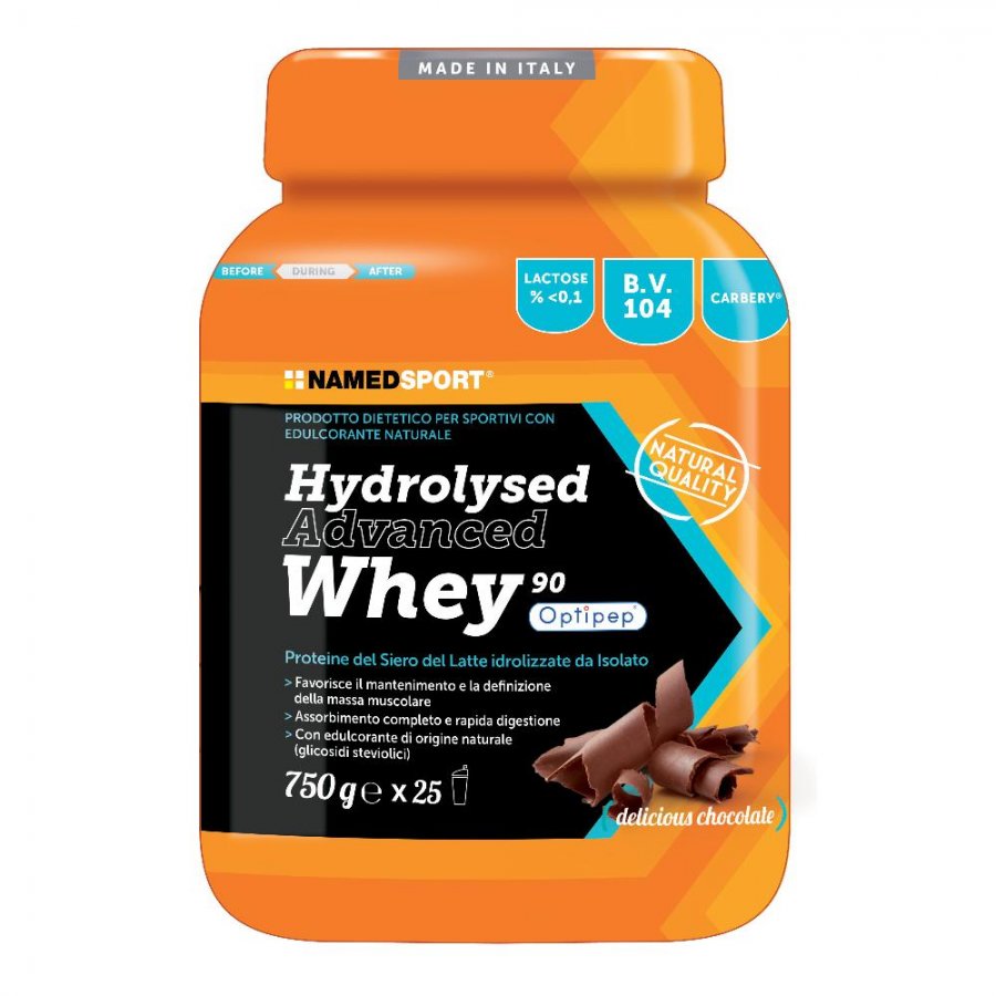 Named Sport - Hydrolysed Advanced Whey 750g - Integratore Proteico Avanzato a Base di Siero di Latte Idrolizzato