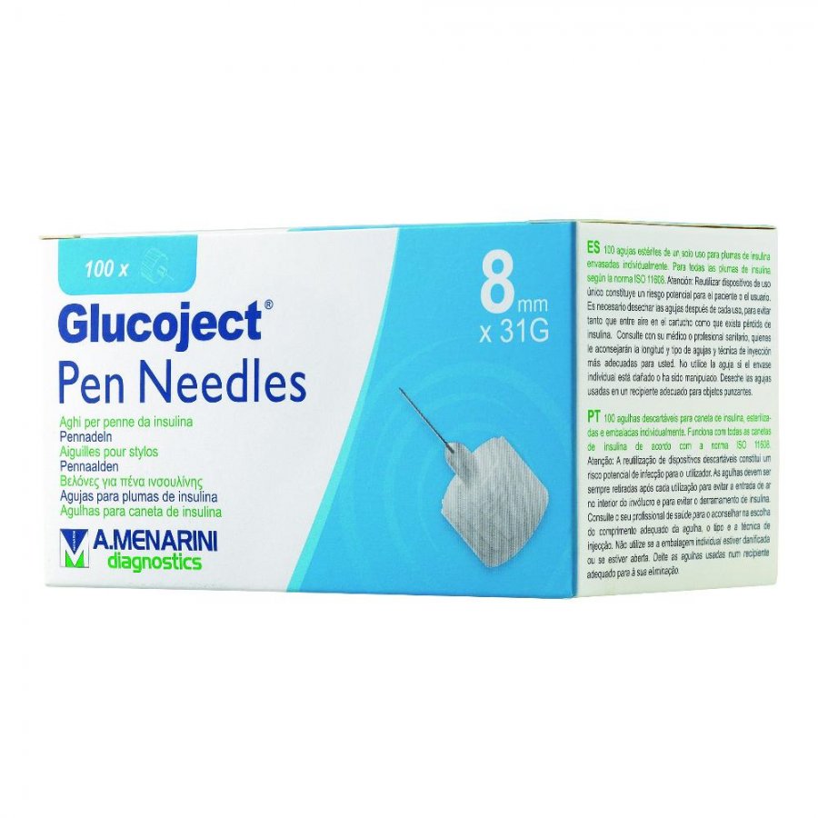 GLUCOJET Pen Needles 31g  8mm