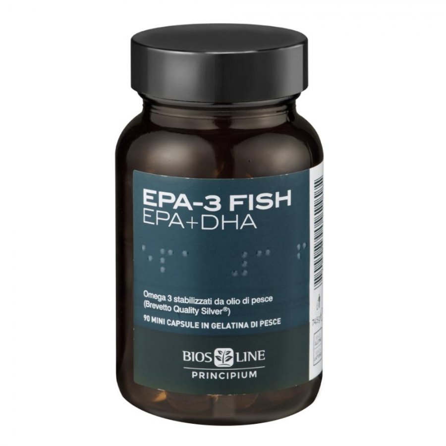 Principium Epa 3 Fish 90 Capsule - Integratore Omega 3 ad Alta Concentrazione