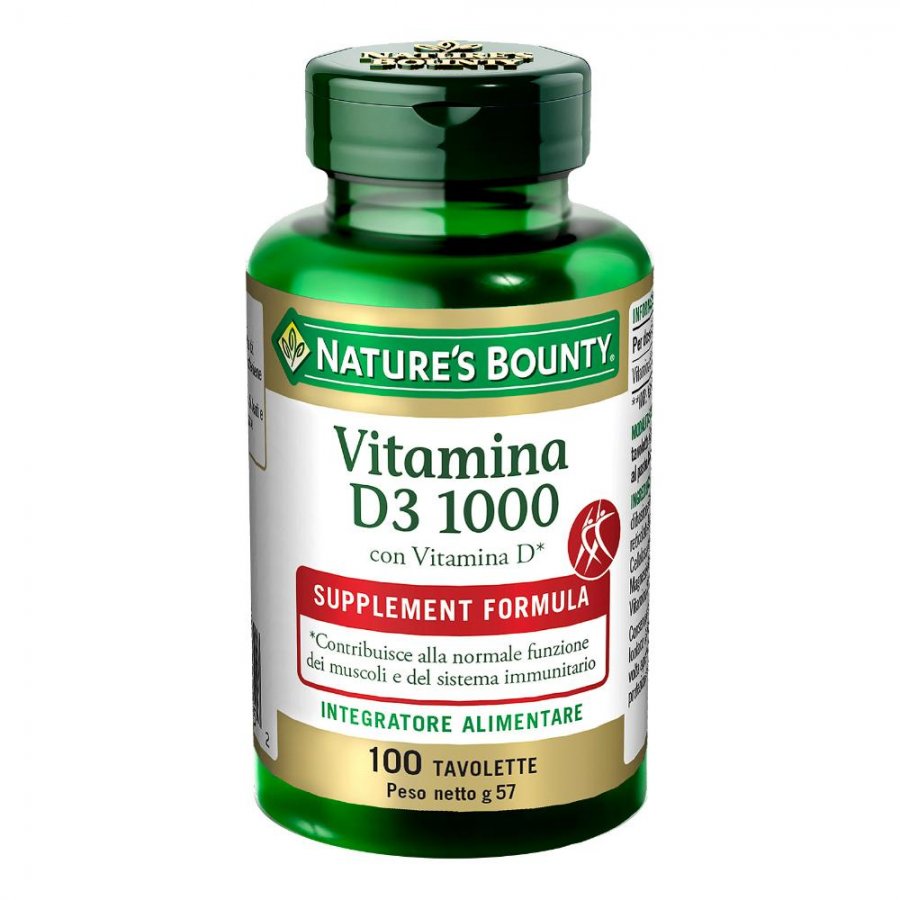 Vitamina D3/1000 - Integratore alimentare 100 tavolette