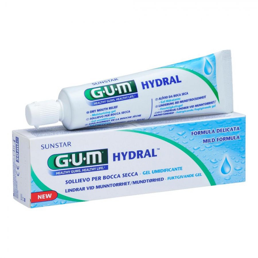 Gum Hydral Dentifricio 75ml - Idratazione e Protezione per Gengive Sensibili