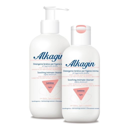 Alkagin Soluzione Detergente Lenitiva Alcalina 400ml - Igiene Intima Dermatologica