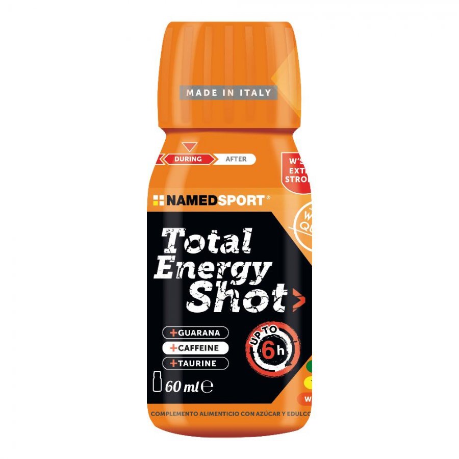 Named Sport - Total Energy Shot Orange 60ml - Integratore Energetico Arancia