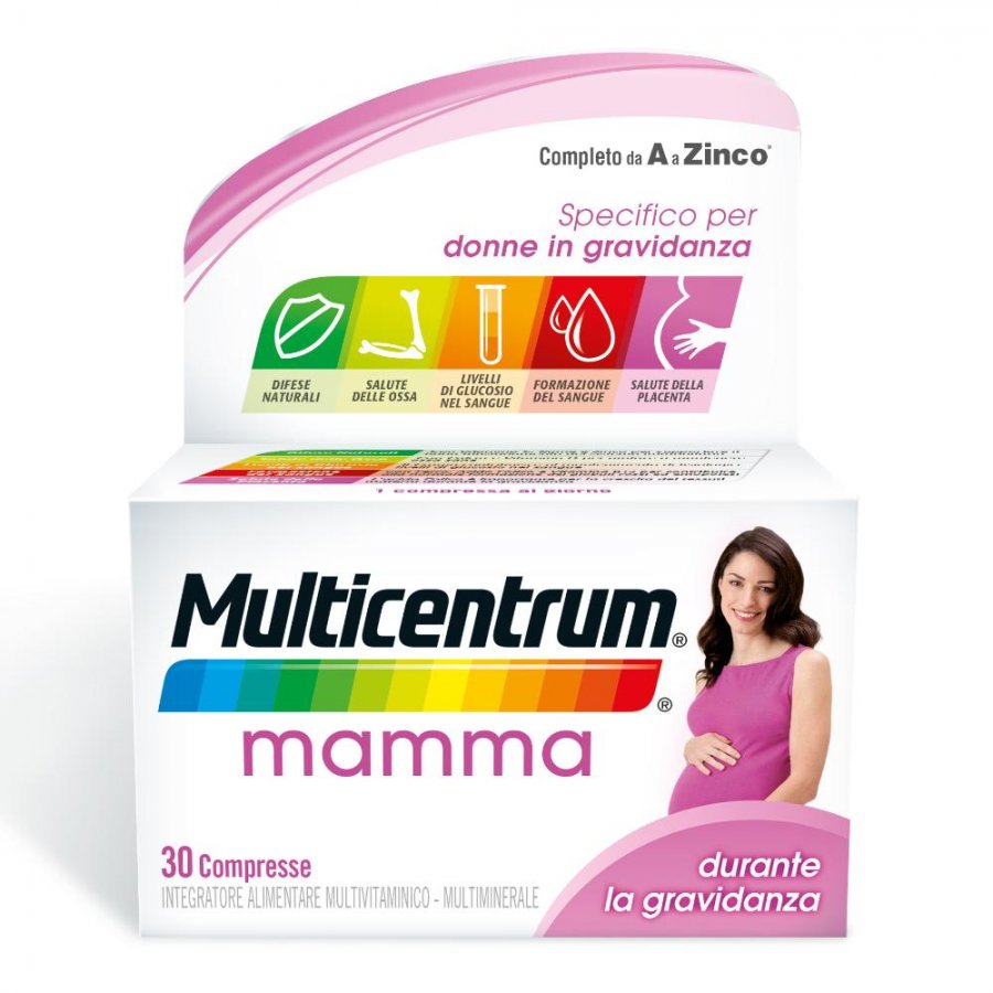 Multicentrum Mamma - Integratore alimentare multivitaminico 30 compresse