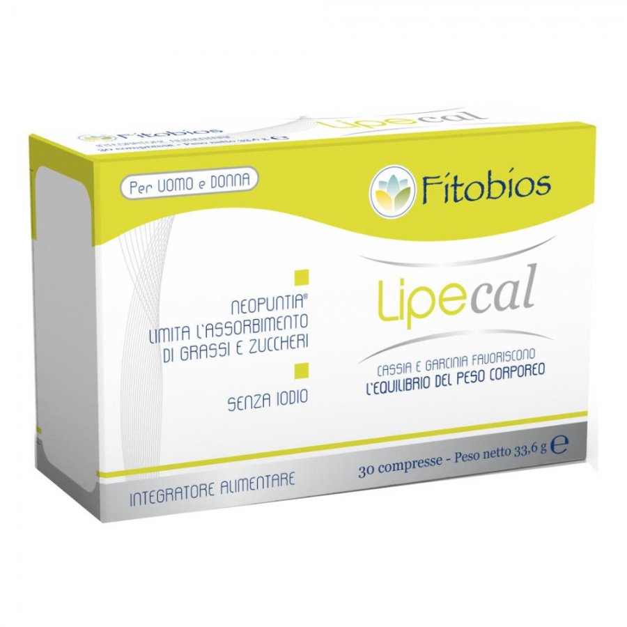 LipeCal 30 Compresse - Integratore di Calcio e Vitamina D3