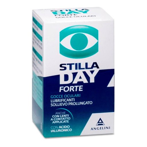 Angelini Stilladay Forte 0,3% Gocce Oculari 10ml - Sollievo Istantaneo per Occhi Secchi