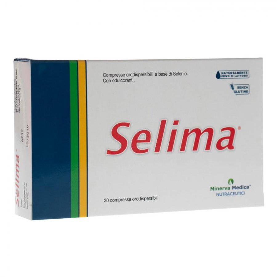 Selima 30 Compresse - Integratore Alimentare al Selenio per la Funzione Tiroidea