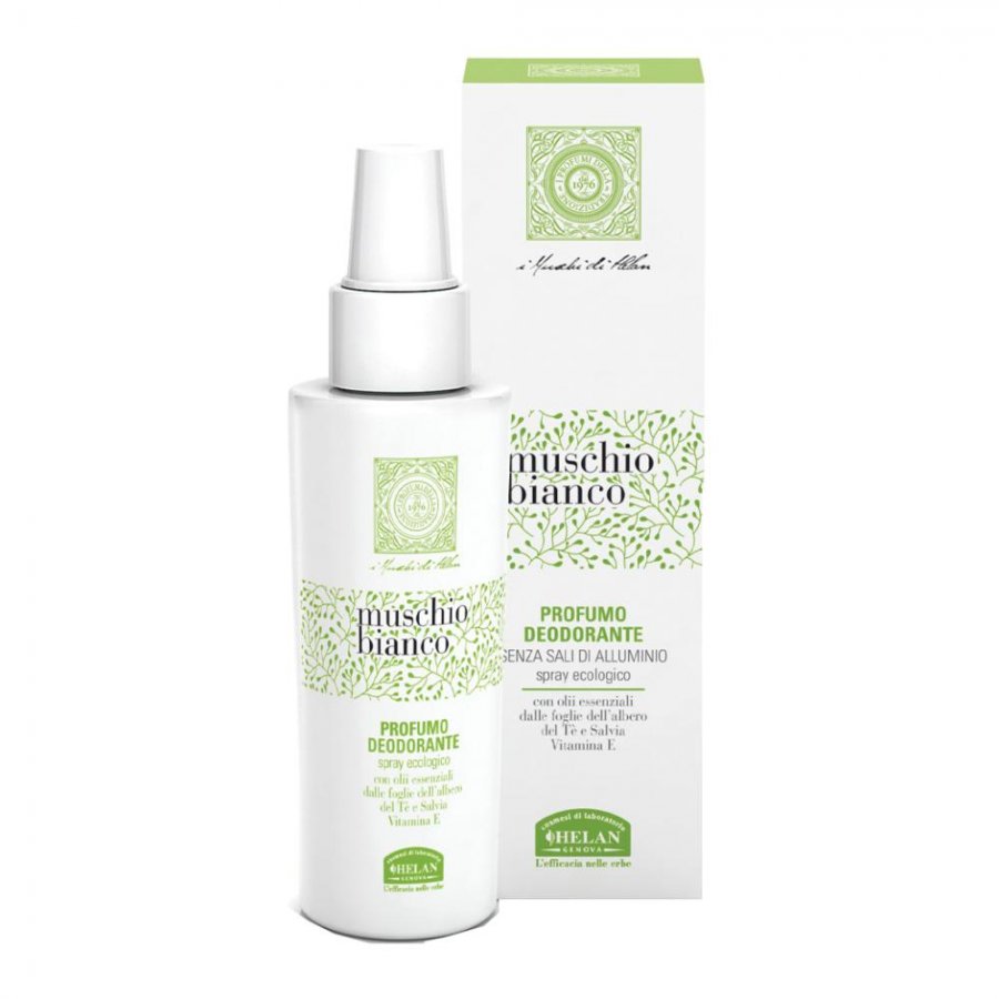 Helan Muschio Bianco Profumo Deodorante, 100 ml