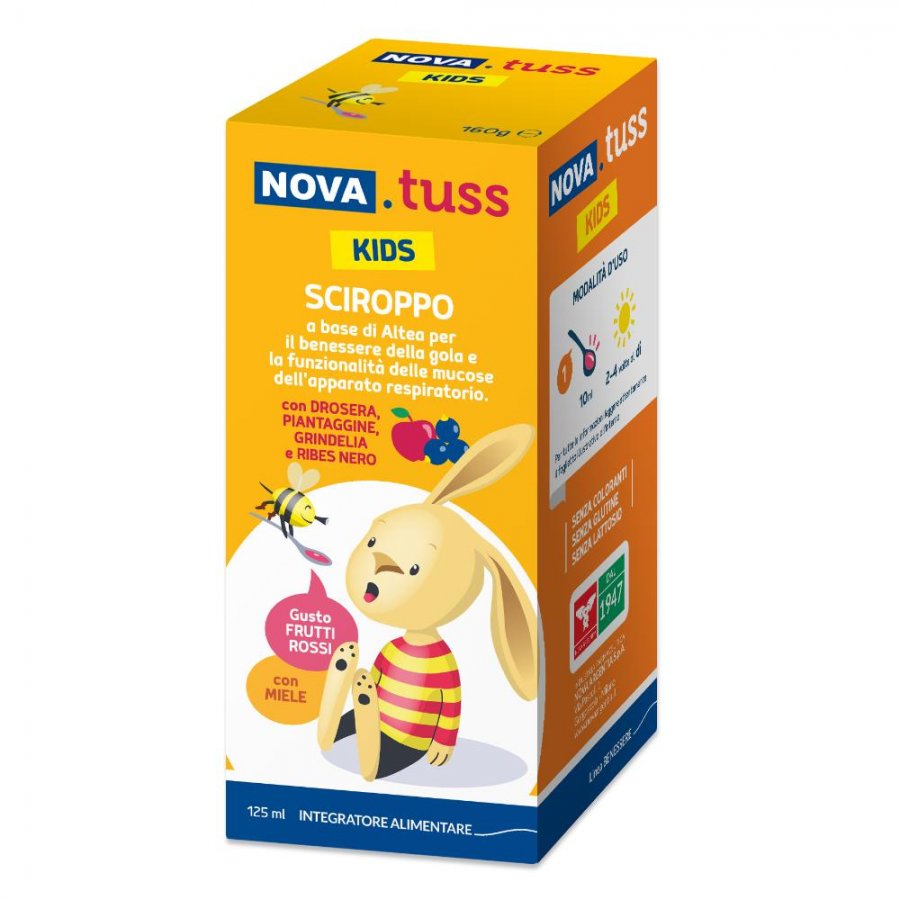 Nova Argentia Tuss Kids Sciroppo 160g - Altea per Gola e Mucose