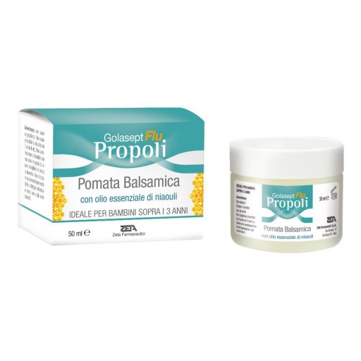 Golasept Flu Propoli Pomata Balsamica 50ml - Sollievo Balsamico per la Respirazione Libera