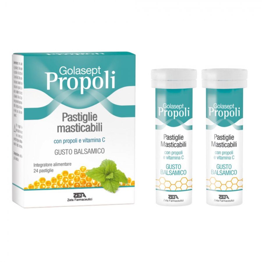 Golasept - Propoli 24 Compresse Masticabili Balsamiche
