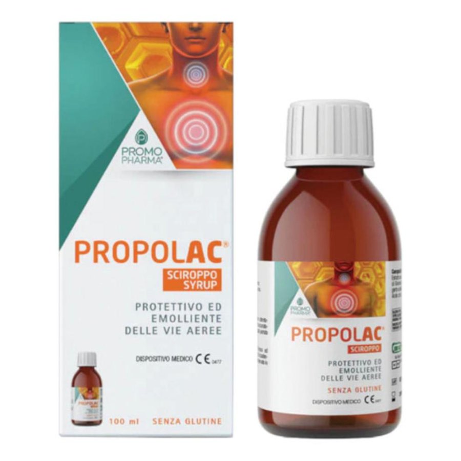 Propol Ac - Sciroppo 100ml - Sciroppo Naturale con Propoli per il Benessere del Sistema Respiratorio