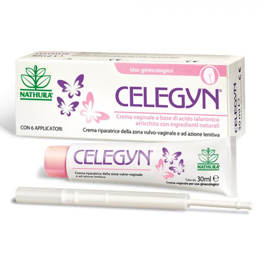 Celegyn Crema Vaginale 30ml con Acido Ialuronico 6 Applicatori