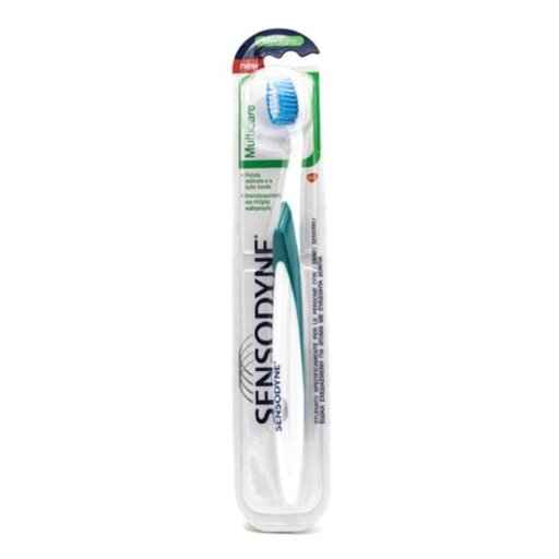 Sensodyne - Spazzolino Multicare, 1 Pezzo - Pulizia completa per una bocca sana