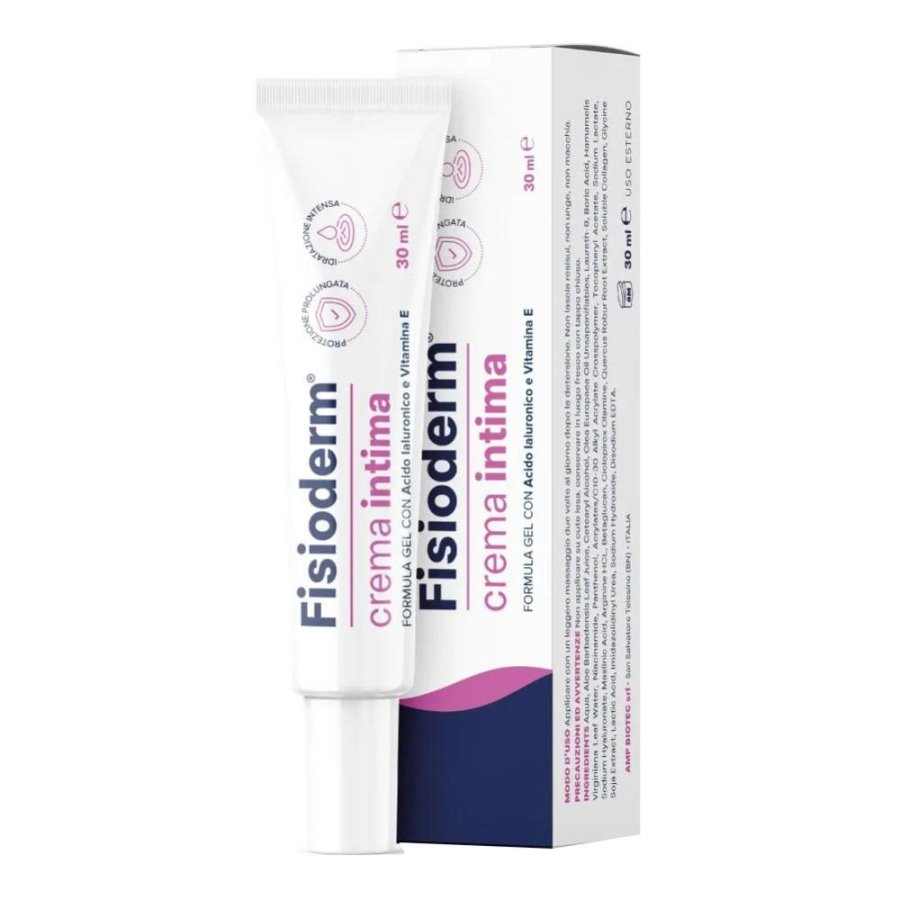 Fisioderm Crema Intima 30ml - Lenitiva, Idratante e Protettiva per Zona Intima